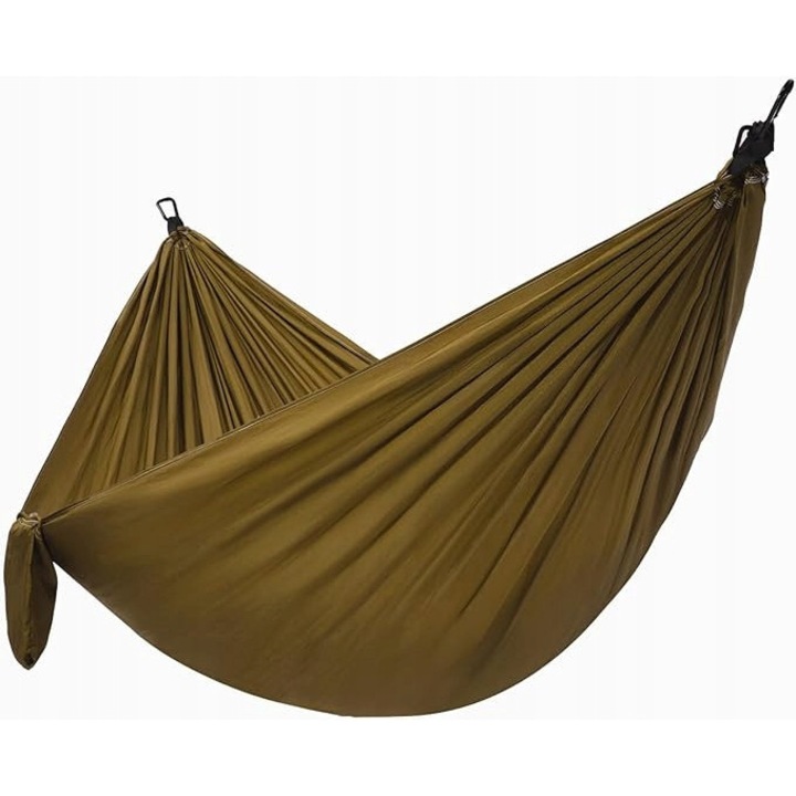 Къмпинг хамак двоен 270x140см, материал найлон 210T, устойчив на разкъсване, многоцветен