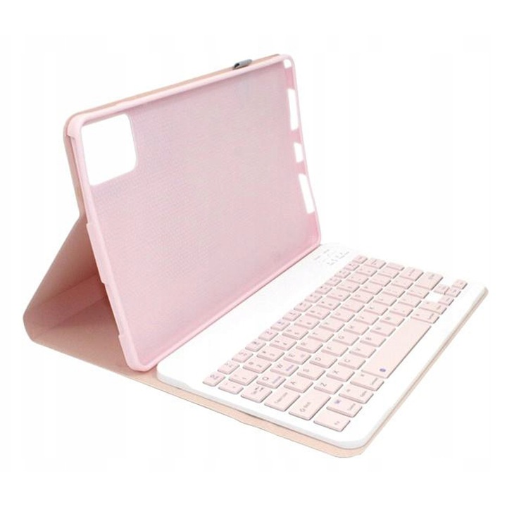 Tabletok tok Bluetooth billentyűzettel, rózsaszín, 10,95 hüvelyk, komplett szett