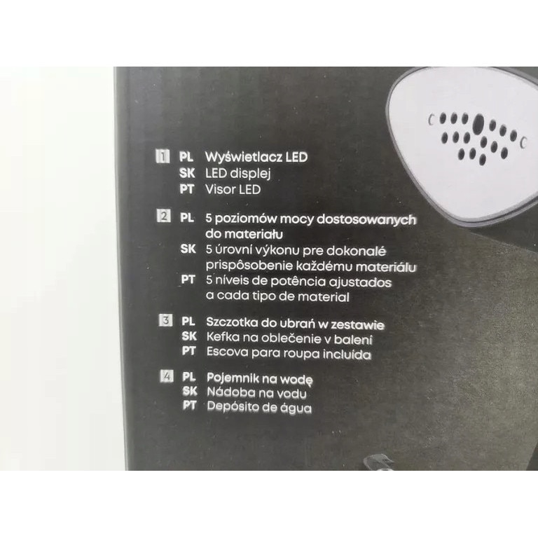 Parownica de imbracaminte, Hoffen Expert, neagra, mana, functie de abur