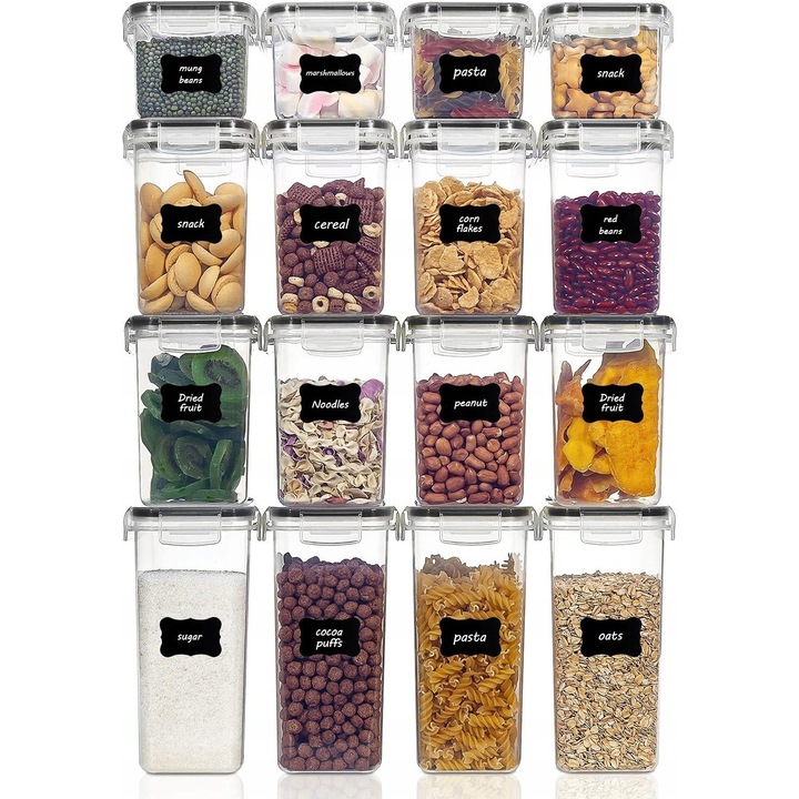 16 darabos ételtároló készlet