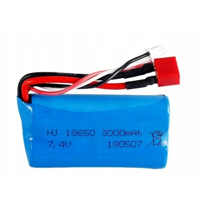 Baterie 7,4V, 3000mAh, Lion 2S Tplug T-Dean, Pentru Revolt Zabo106.1