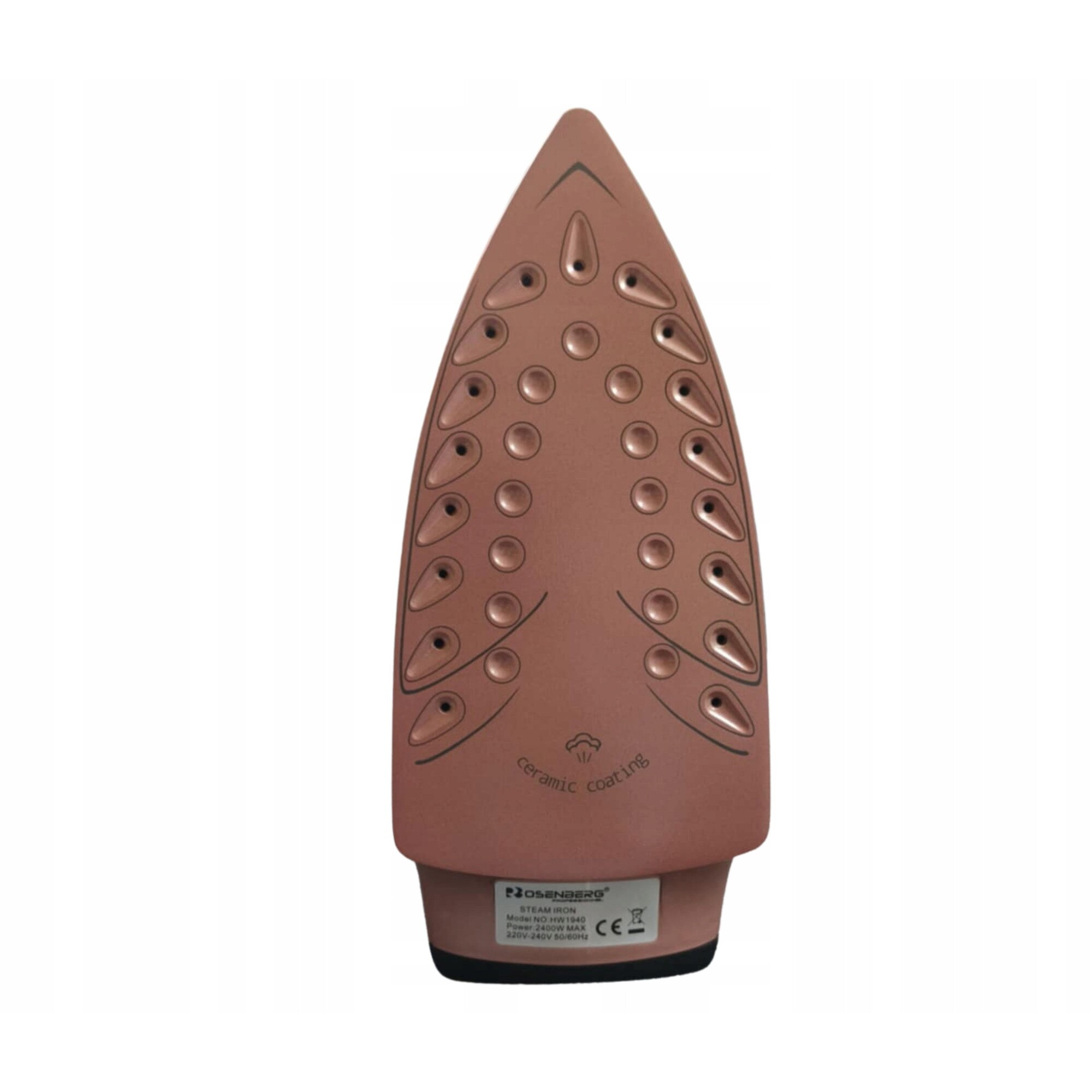Fier de calcat cu abur Rosenberg 2400W, ceramica, usor, 300ml