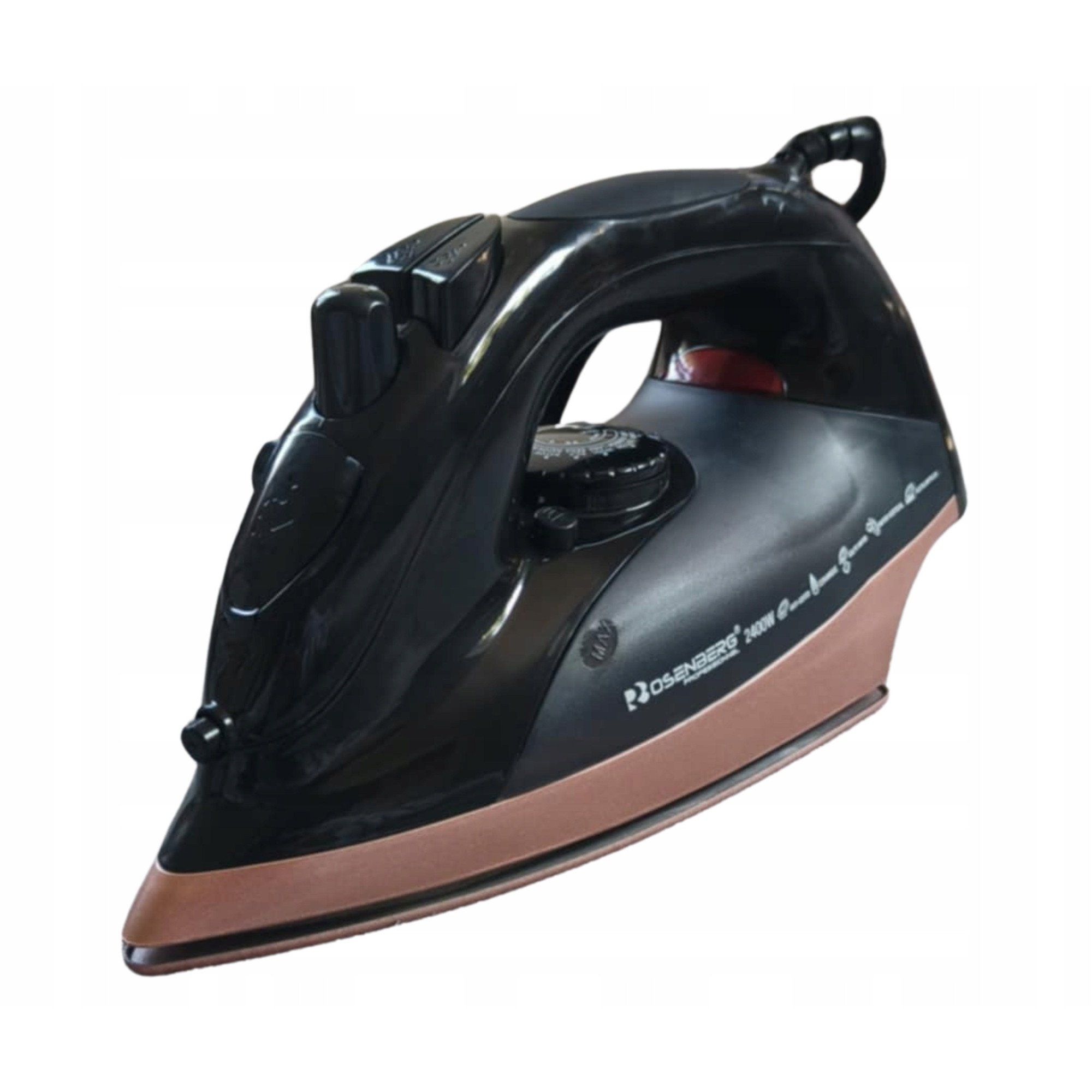 Fier de calcat cu abur Rosenberg 2400W, ceramica, usor, 300ml