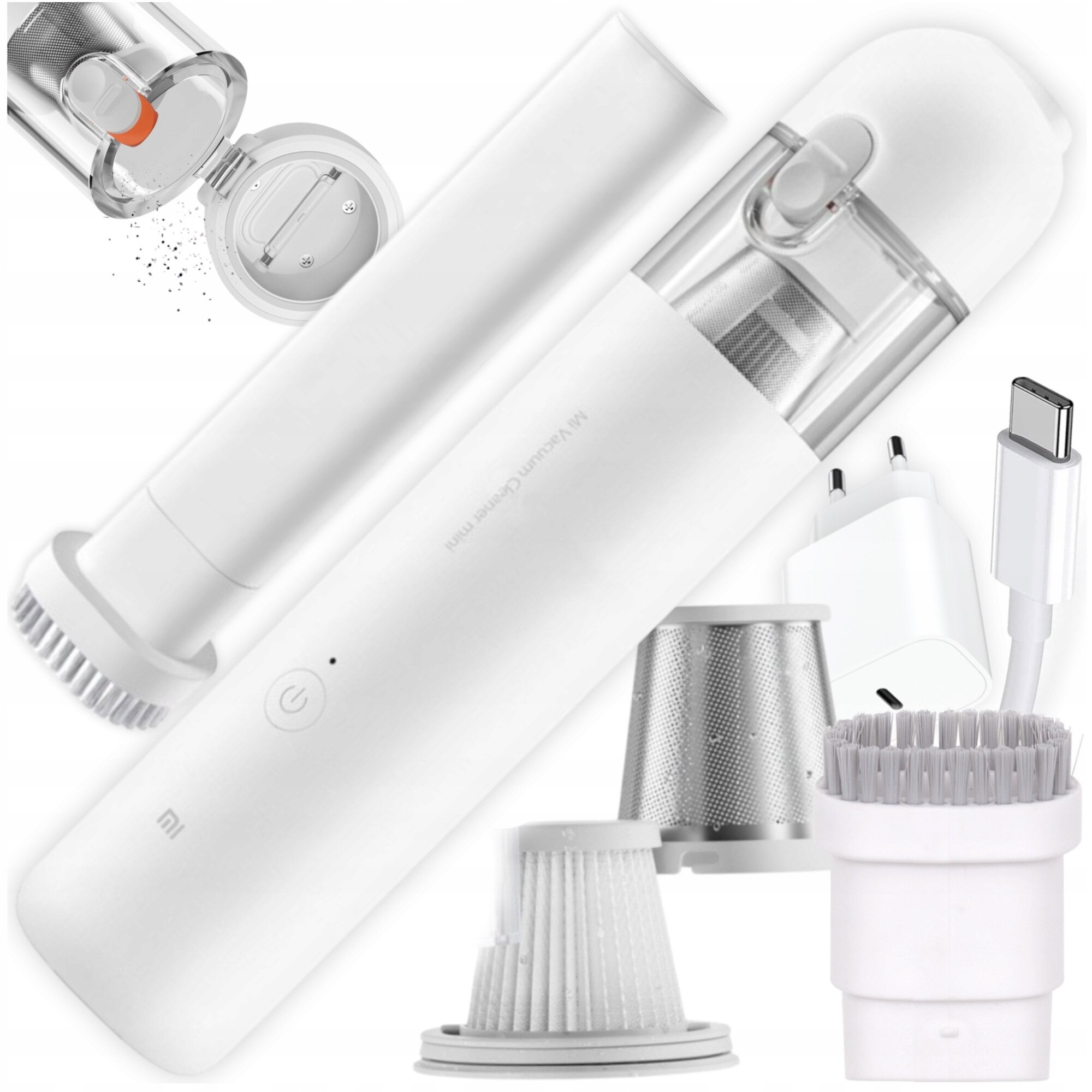 Aspirator fara sac Xiaomi Mi Vacuum Mini, alb, 120W, compact