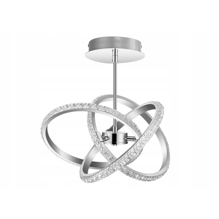 Висяща лампа GoodHome Darien, 2100 lm, 3000 K, хром, 420x800мм