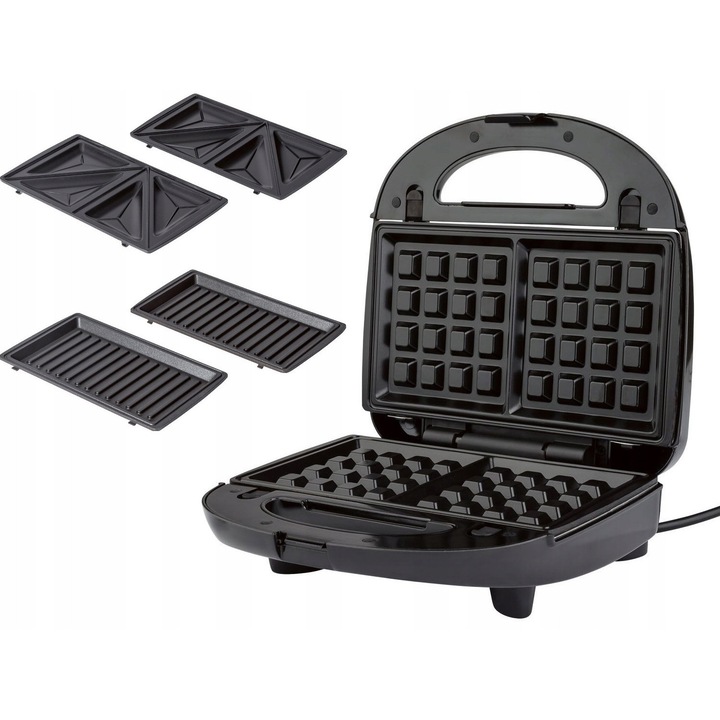 Prajitor 3 in 1 SilverCrest, 750W, dimensiuni 238x233x108mm, argintiu