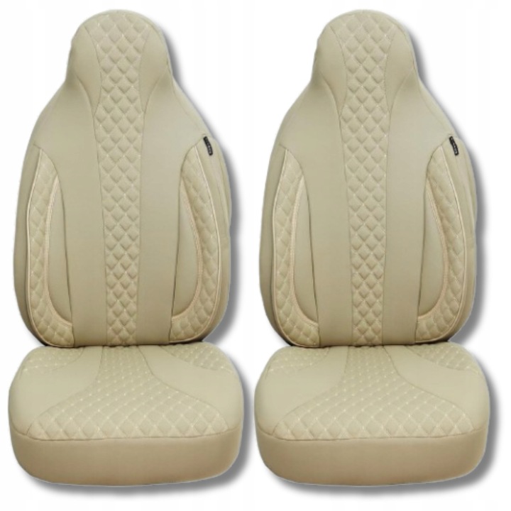 Huse auto Land Rover Defender 2, set 2 piese, bej, 58x58x15cm