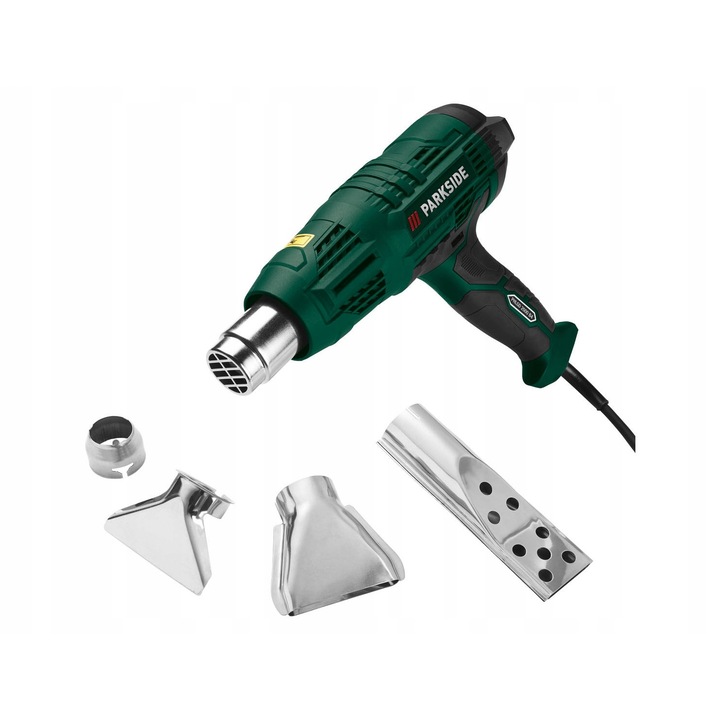 Pistol de lipit Parkside PHLGD 2000 C4, 2000 W, 50-650C, 150-500 l/min, 26x8,3x21,5cm