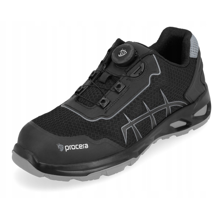 Pantofi de lucru Procera Lotus, gri, bombeu compozit, 44 EU