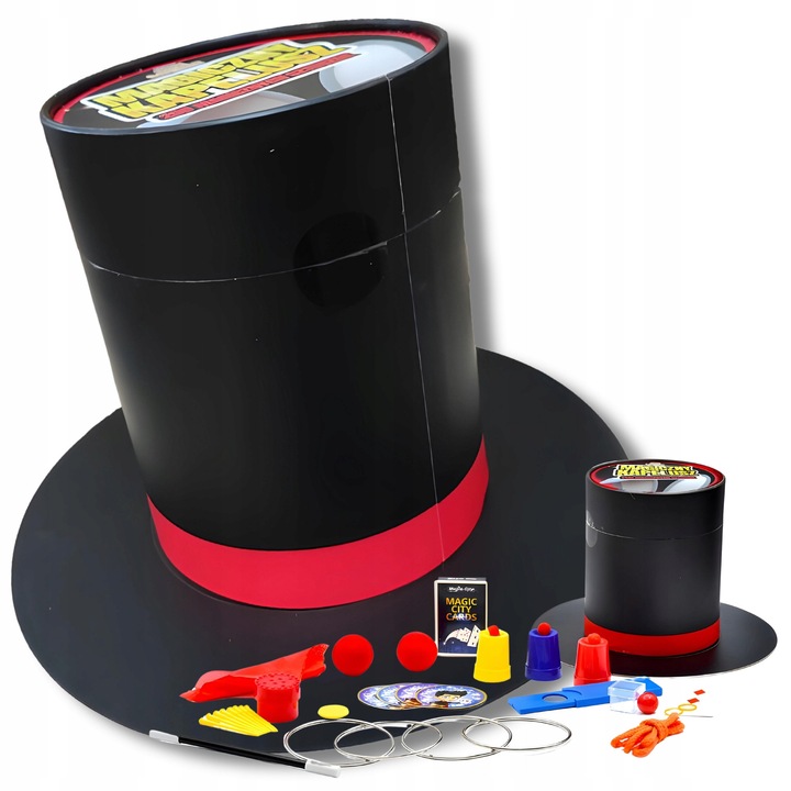 Palarie magica pentru copii, 200 trucuri magice, multicolor