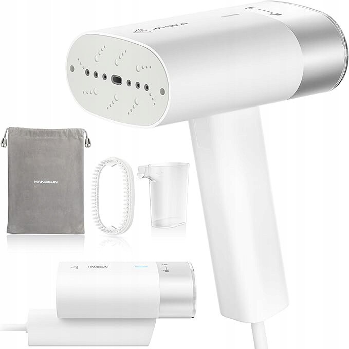 Parownik portabil Hangsun GS500, 1200 W, 180 ml, compact, alb