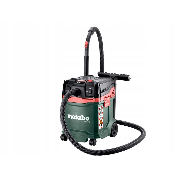Aspirator Metabo ASA 30 L, 1200W, 30L, pentru umed/uscat, cu accesorii Quick