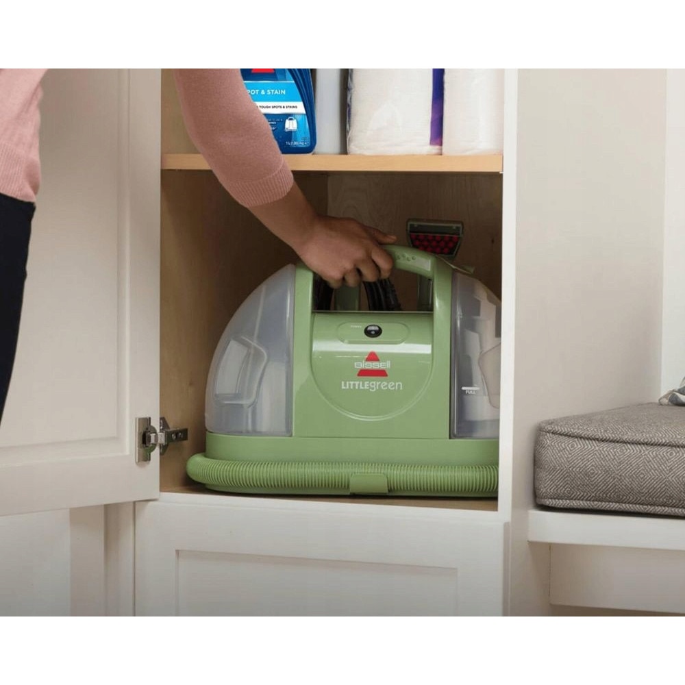 Aspirator Bissell Little Green 340W, actiune tripla, 2 recipiente, 6m