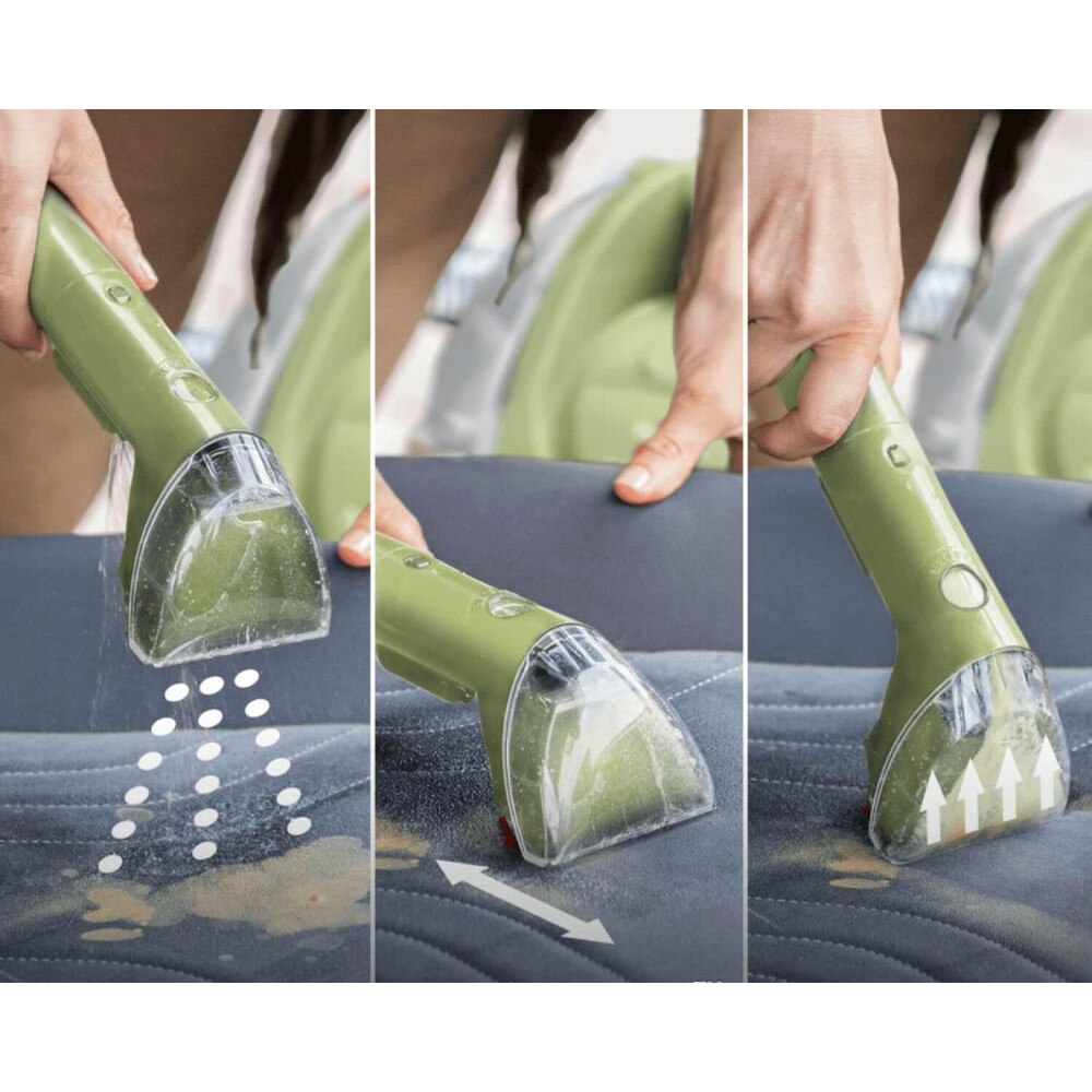 Aspirator Bissell Little Green 340W, actiune tripla, 2 recipiente, 6m