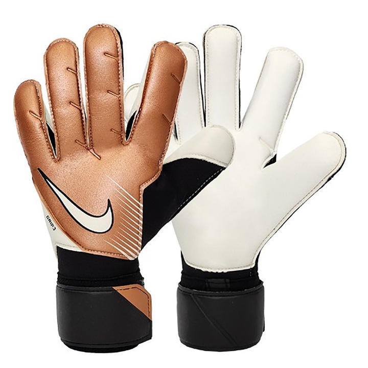 Manusi de fotbal pentru portar Nike Grip3, marimea 11, culoare multicolor, design hibrid, tehnologie Grip 3