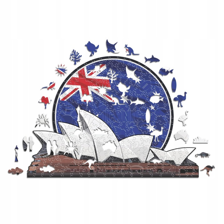 Kerek puzzle, Fantasy Fák, 350 darab, 37,5x37,5cm, többszínű