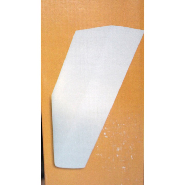 Aplica Eglo Cape, ceramica alba, metal alb, 30x9x18cm, 1 punct luminos, 18W LED