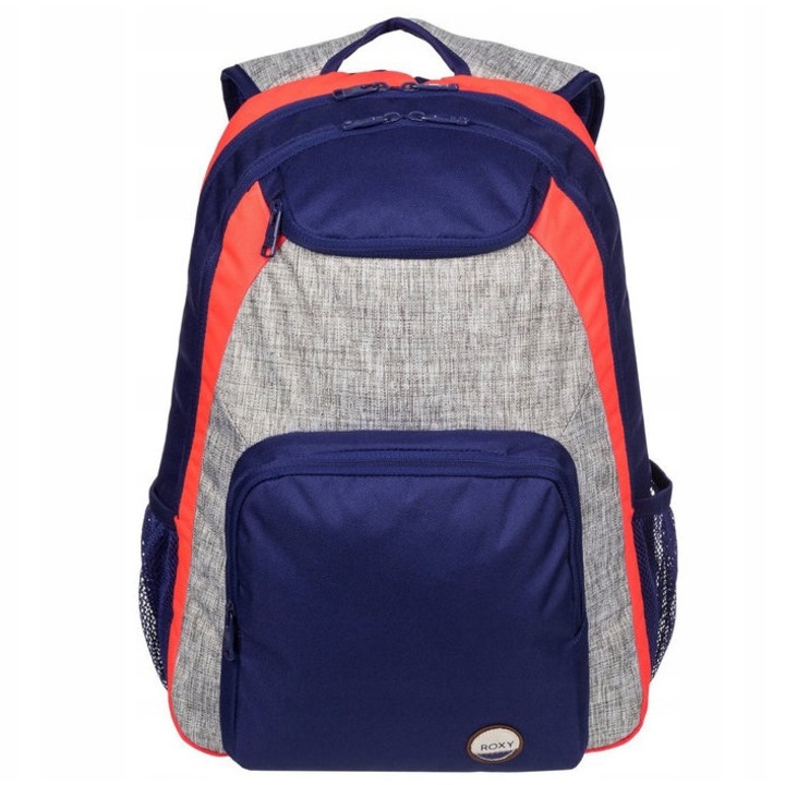 Roxy többszínű iskolatáska, 24L, több rekesszel, 30x45cm méretű