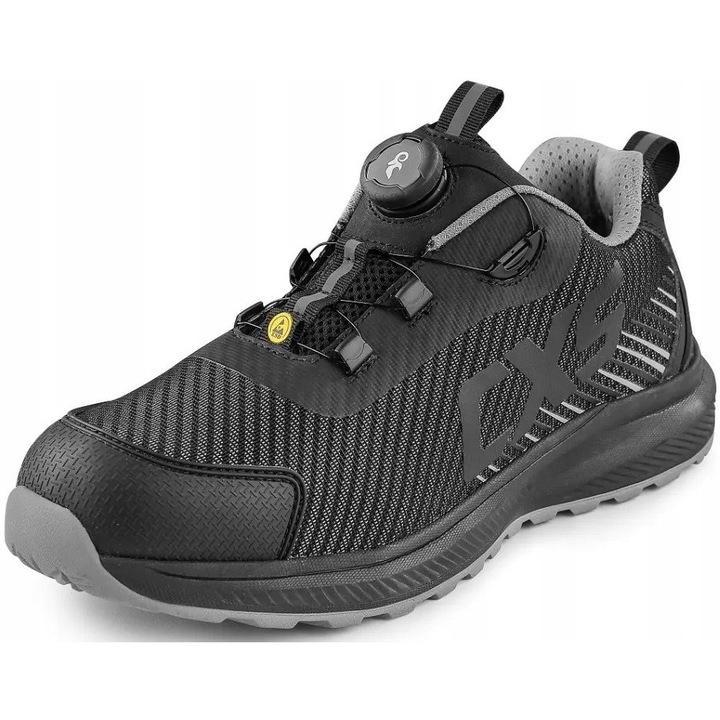 Защитни обувки CXS SABA S1PS, противоплъзгащи, система BOA, черни, 46 EU
