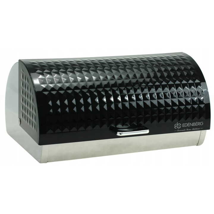 Edenberg metalikus fehér kenyérpirító, 38,5x27x19cm, 2022-es modell, forgóajtókkal