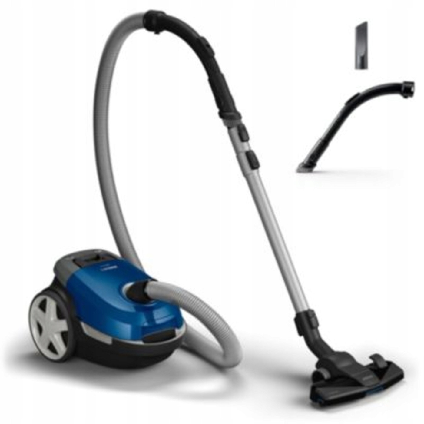 Aspirator cilindric Philips 3000 series XD3110, 900W, 3L, negru si albastru