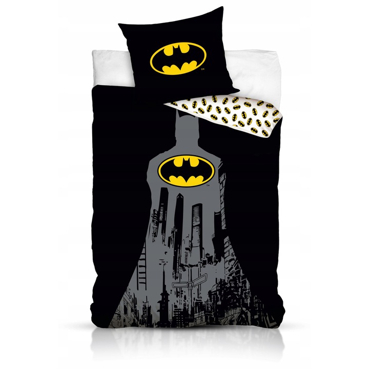 Batman ágyneműhuzat garnitúra 140x200cm, 100% pamut, 70x90cm párna