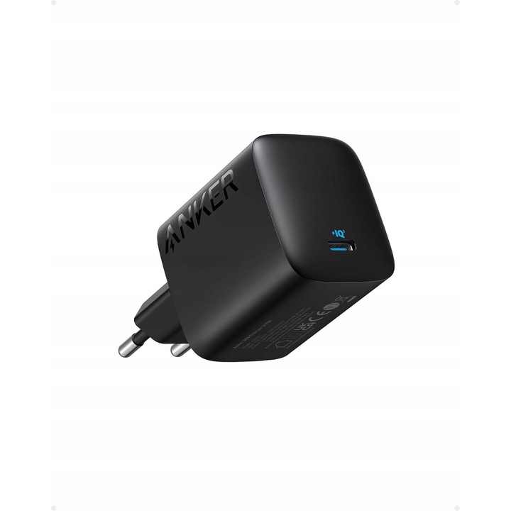 Incarcator Anker 315, 67 W, compact, cu PIQ 3.0, USB-C, set inclus