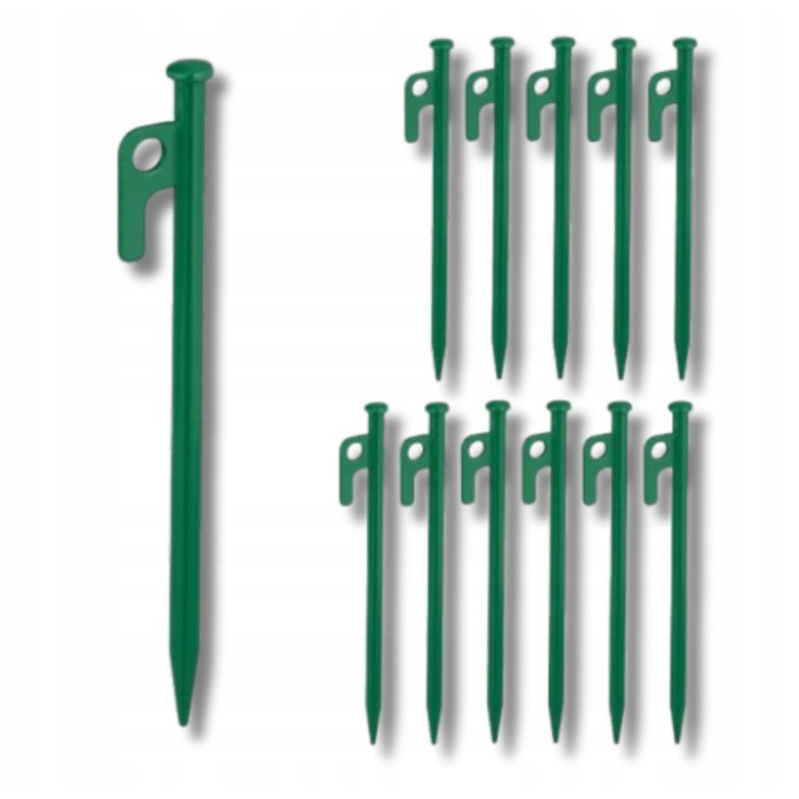 Set 12 accesorii corturi, suruburi pentru corturi