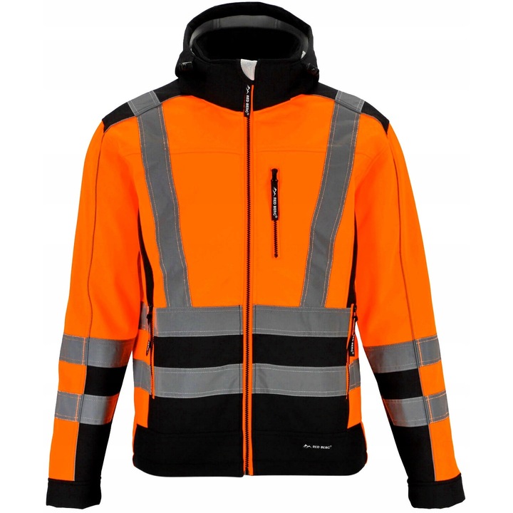 Jacheta lucru barbati Red Berg, poliester, portocaliu/negru, M