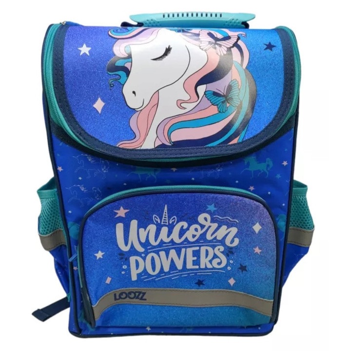 LOOZZ iskolatáska, többszínű, 6l, ergonómikus kialakítás, könnyű