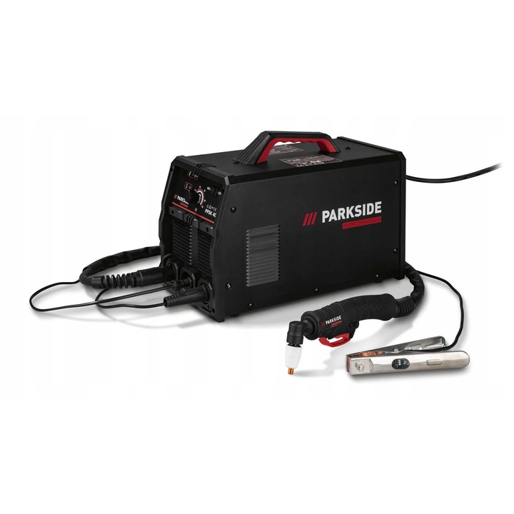 Taietor plasma cu compresor PARKSIDE PPSK 40 A2, 15-40 A, 39,6x20x24,4 cm, set complet