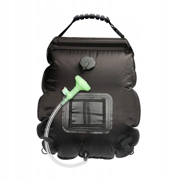 Sac de dus solar portabil 20L, , material PVC, dimensiuni 50x47cm