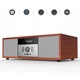 Аудио система Micro HiFi, CD плейър, Bluetooth, FM радио, USB, многоцветен