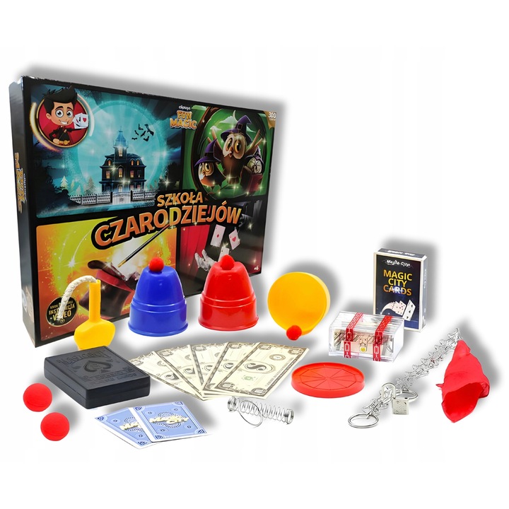 Set trucuri de magie MagicBOX, 300 trucuri, multicolor