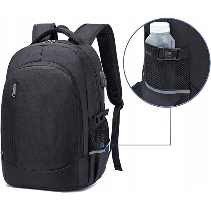 Rucsac pentru laptop 15,6", compartiment pentru tableta, 25L, impermeabil, 44x32x20cm, set