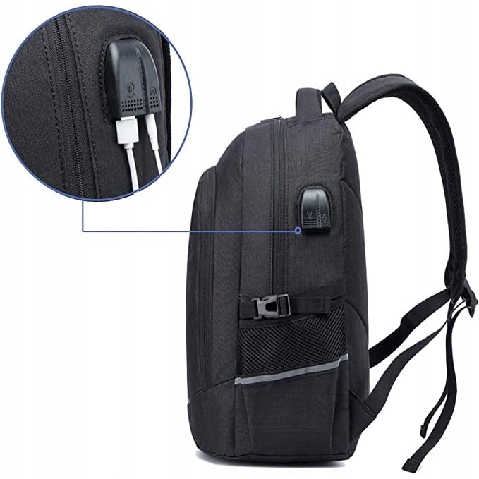 Rucsac pentru laptop 15,6", compartiment pentru tableta, 25L, impermeabil, 44x32x20cm, set