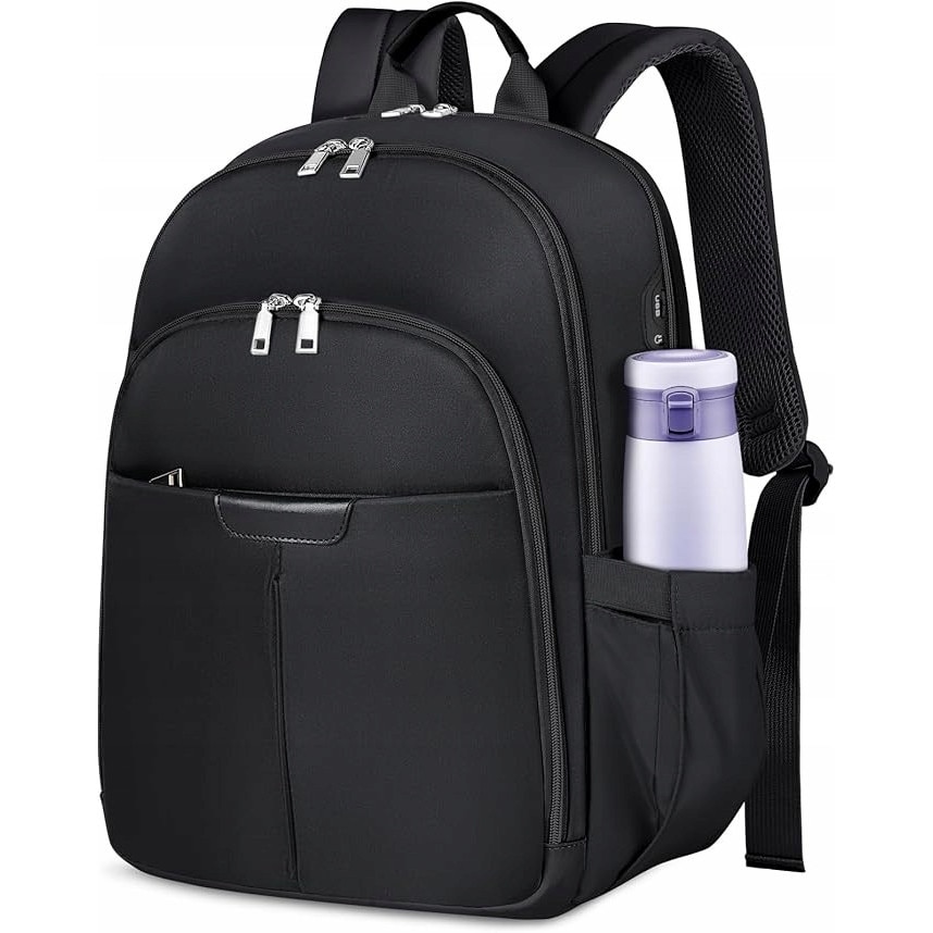 Plecak laptop 15,6", port USB, multicolor, 34x19x44cm