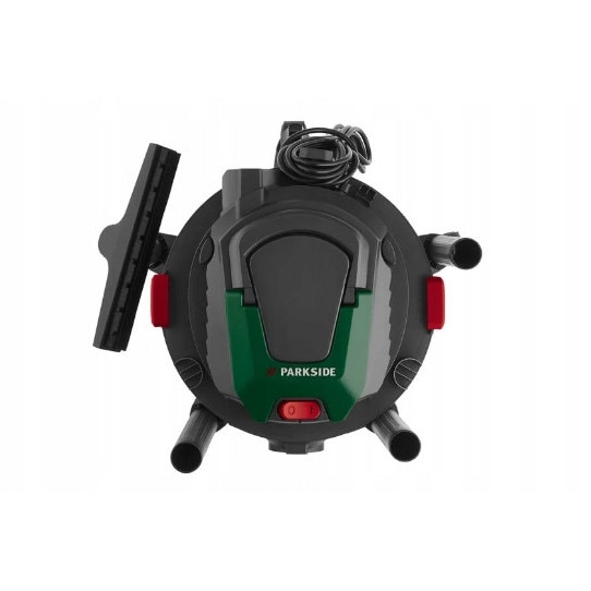 Aspirator industrial Parkside 1300 W, 19,8 l, 40x42x46cm, set accesorii