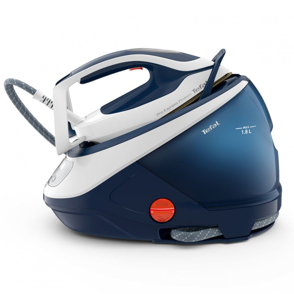 Generator de aburi Tefal Pro Express Protect GV9221E0, 2600W, 7.6 bar, 550 g/min, albastru, 1800 ml