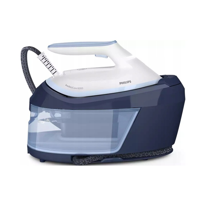 Statie de calcat cu abur Philips PSG6026/20, 2400 W, 500 g abur, 1,8 l, SteamGlide Plus