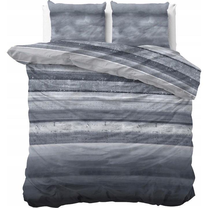 Marcus ágyneműhuzat 240x200/220, 2 párnahuzat 60x70, kék, szett