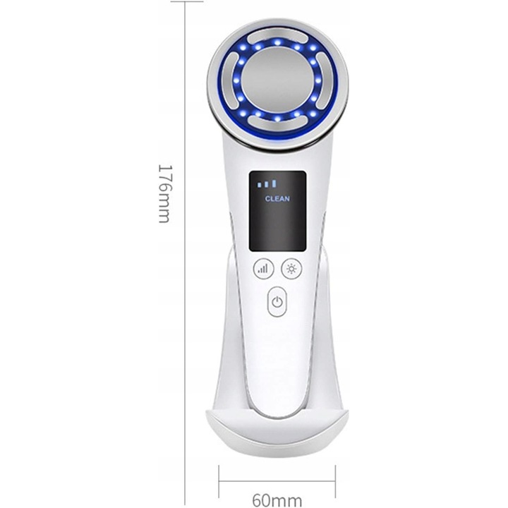 Dispozitiv cosmetic 5in1 LED, masaj, lifting facial
