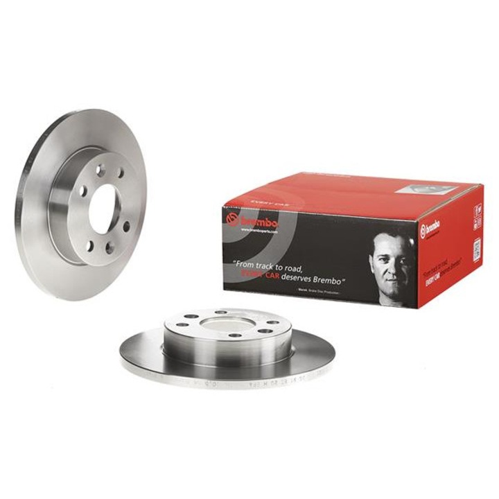 Tarca frana BREMBO 08.2958.14, 4 gauri, 238x41mm, set 1 buc.