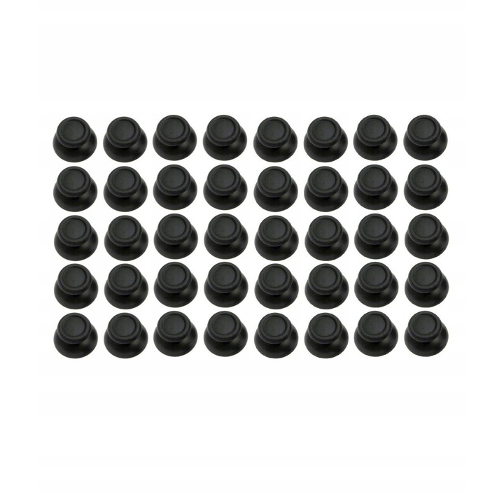 Set 100 gume analogice pentru controller PS4, negru, compatibile cu toate modelele