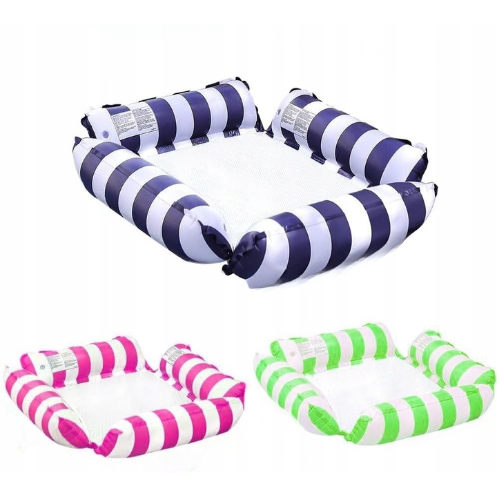 Комплект от 3 плаващи дюшека LUSTERMOON 4в1 за басейн с поставка за чаша