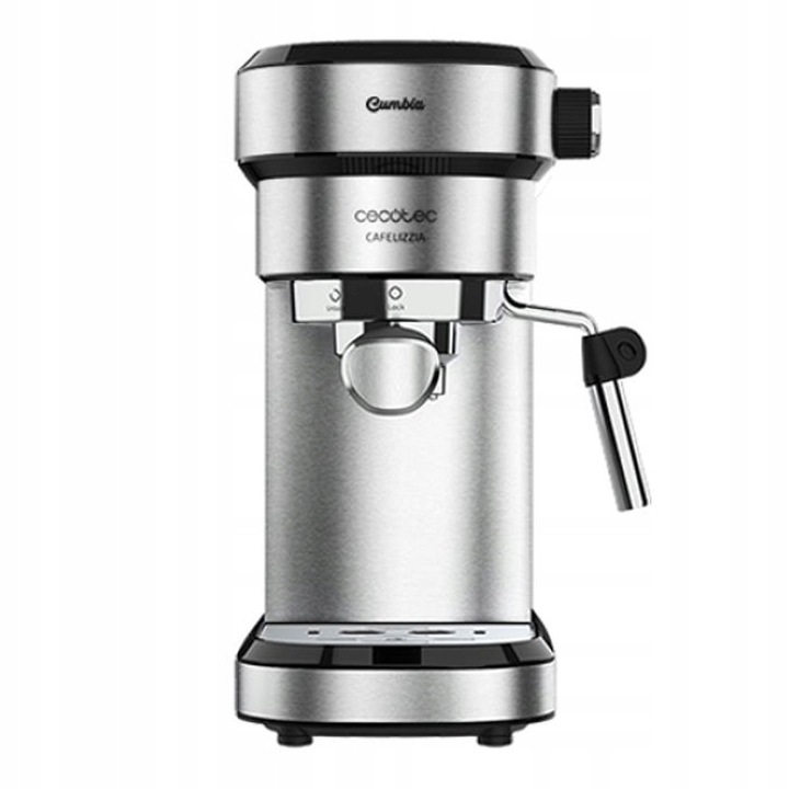 Espressor Cecotec, 2 cesti, inox, 1,1 litri, 1350W, cu recipient detasabil
