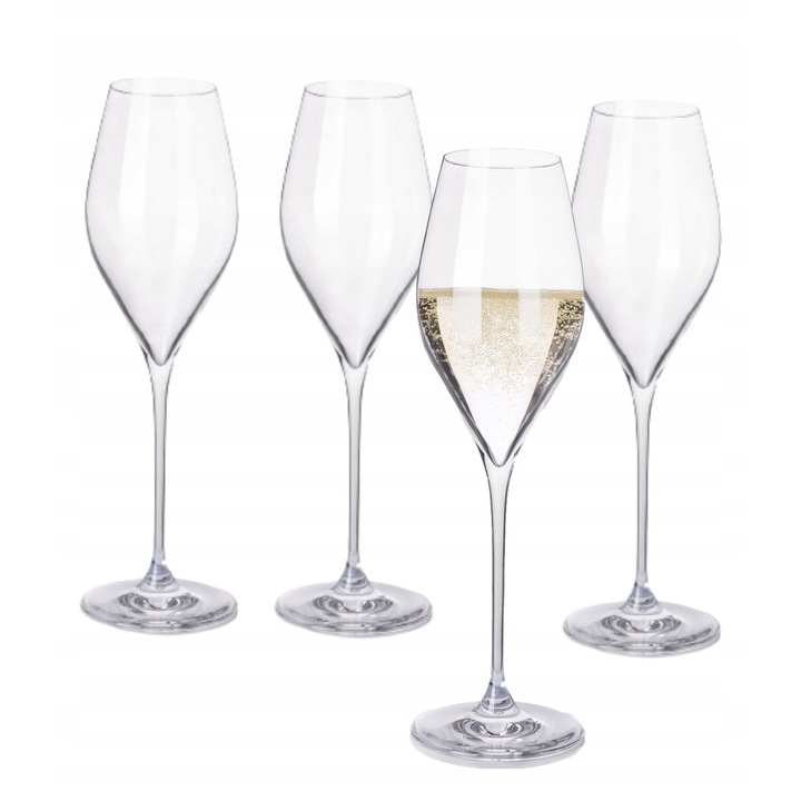 Pahare B.Bohemian, set 4 bucati, 320 ml, fara culoare, design elegant