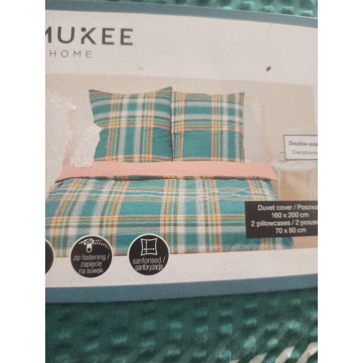 Ágyneműhuzat, Kora, 3 részes, 160x200x25cm, többszínű