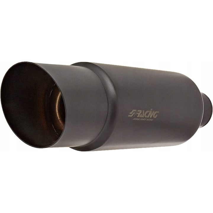 Sport kipufogóvég Simoni Racing ESR086/N, rozsdamentes acél, átmérő 90mm, hossz 340mm