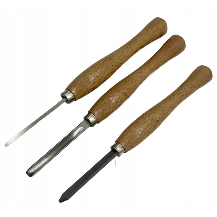 Комплект 3 длета Wolfcraft, чукове и длета